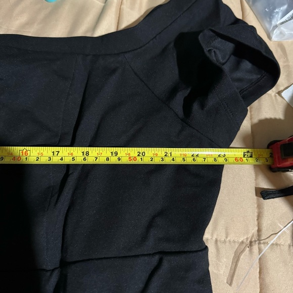 Torrid Special Occasion Black Ponte Off Shoulder Gown NWT Size 26 - Picture 7 of 10